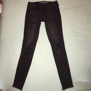 Black American Eagle Jeans